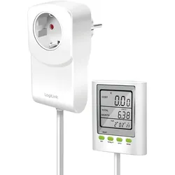 LOGILINK Energiekosten-Messgerät M0006, mit CO2-Berechnung u. Kabel