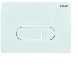 Belvit Berlin Betätigungsplatte für 2-Mengen-Spülung weiß