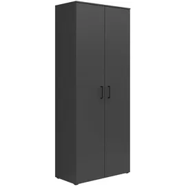 milino Mehrzweckschrank 80 x 195 x 40 cm Grau