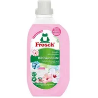 Frosch Weichspüler Hibiskusblüte Bio-Qualität, vegan, pflanzliche Inhaltsstoffe, hypoallergen, Flasche, 880 ml, 40WL