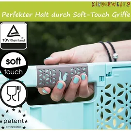 Kinderwelt Klappbox 45 L 1-tlg. mintweiss