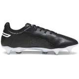 Puma King Match Mxsg Soccer Shoe, Black White, 40.5 EU