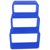 BHP Raumteiler 3 tlg. 40 x 30 x 120 cm Blau