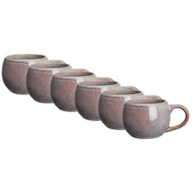 BUTLERS Espressotasse 0,18 l Hellgrau 6 St.