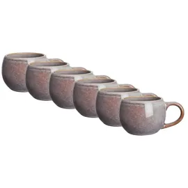 BUTLERS Espressotasse 0,18 l Hellgrau 6 St.
