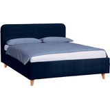 TOM TAILOR HOME »NORDIC BED«, mit Knopfheftung im Kopfteil, Füße Buche natur blau