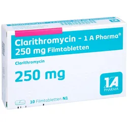 CLARITHROMYCIN-1A Ph.250mg Filmtabletten 10 St