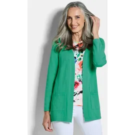GOLDNER Elegante Strickjacke mit Kaschmir Grün 21