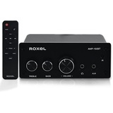 Roxel AMP-150BT Verstärker für 2 Kanal Bluetooth Stereo Audio Verstärker Empfänger, Mini HiFi Amp für Lautsprecher bis 90W x 2, mit Bass und Höhensteuerung