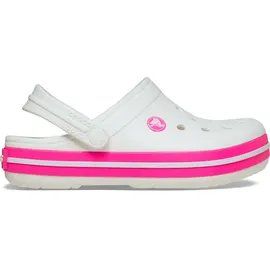 Crocs Toddler Crocband Clog White / Pink Crush 19/20