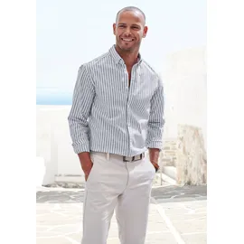 John Devin Langarmhemd Regular Fit Grau L