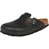 Birkenstock Boston Naturleder schmal schwarz 35