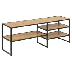 Actona Seaford Lowboards Stahl/MDF - matt schwarz