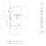 effeff Assa Abloy Assa Abloy effeff Mediator Schloss 609-602PZ-----1