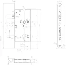 effeff Assa Abloy Assa Abloy effeff Mediator Schloss 609-602PZ-----1