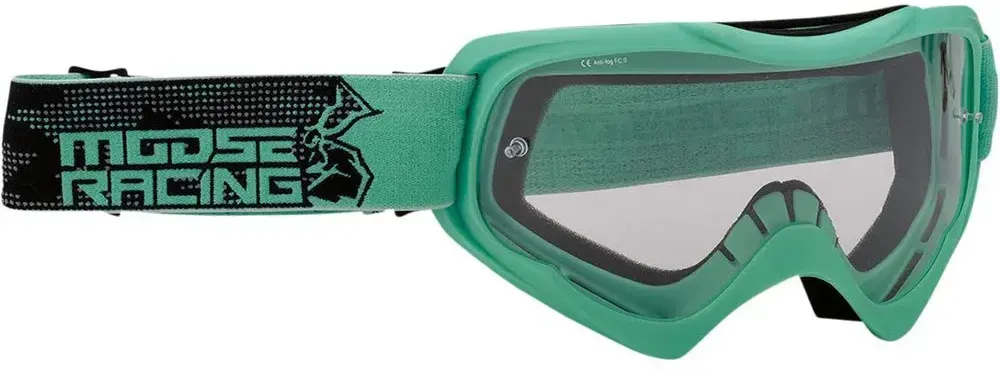 Moose Soft-goods Qualifier Slash Offroad-brille - Mint - Clear/CAT0