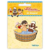 Trötsch Verlag Trötsch Unser Sandmännchen 3D-Magnet Badespaß