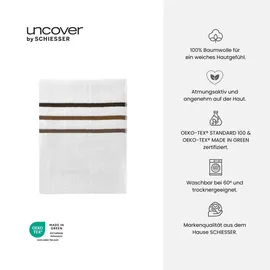 SCHIESSER Uncover Handtuchset 50 x 100 cm weiß 4-tlg.