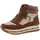 Mustang Damen Stiefelette sportliche Plateau-Sohle 15M0312003, Größe:38 EU, Farbe:Braun