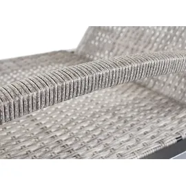 Mendler HWC-E27 2er-Set Sonnenliege 200 x 70 x 30 cm Grau