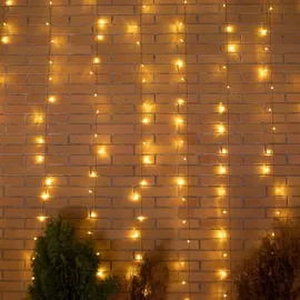Newgarden Lichtervorhang LED 3x2 m warmweiß