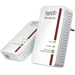 AVM »FRITZ!Powerline 1240E WLAN Set« weiß, 6.7x11.4x2.7 cm