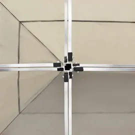 vidaXL Profi-Partyzelt faltbar 3 x 6 m creme