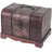 HMF 6411-130 Schatztruhe aus Holz 30 x 23 x 21 cm 1-tlg. braun