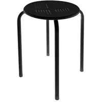 Perel Hocker Kunststoff 29 x 45 x 29 cm Schwarz