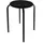 Perel Hocker Kunststoff 29 x 45 x 29 cm Schwarz