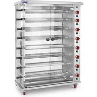 Royal Catering Gasgrill, Gas-Hähnchengrill 8 Spieße - mit Beleuchtung
