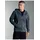 TRIGEMA Sweatjacke "TRIGEMA Sweatjacke mit Kapuze", Herren, Gr. M, blau (jeans, melange), 70% Baumwolle, 30% Polyester, Basic, Sweatjacken Sweatjacke