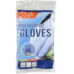 ENA Multipurpose Haushaltshandschuhe, blau 1000003820 , 1 Packung = 12 Paar, Größe M