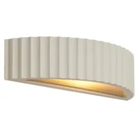 QAZQA Plaster (E14) Beige/Weiß