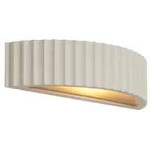 QAZQA Plaster (E14) Beige/Weiß