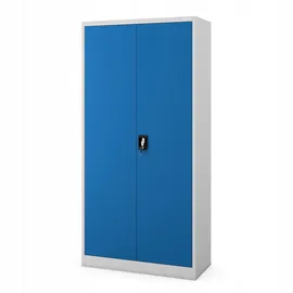 Jan Nowak Aktenschrank 185 x 90 x 45 cm Blau/Grau
