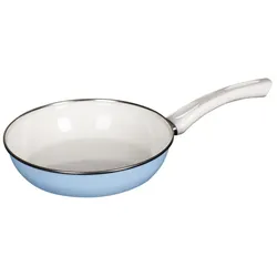 Riess Ceramic Glas Pfanne Ø24cm Blue Emaille