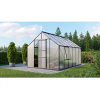 Vitavia Gewächshaus Meridian 9900 Schwarz 9,9 m2 inkl. Fundament