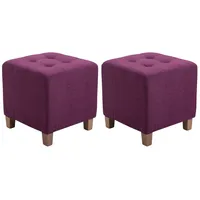 CLP 2er Set Sitzhocker Pharao lila