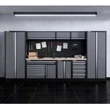 FEISTOS Werkstatteinrichtung Argos 25 | Metall Werkstattschrank - Schwarz