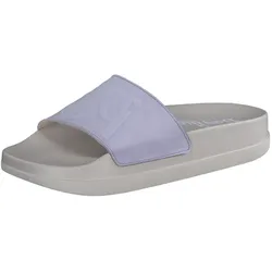 paul green Damen Pantoletten mit Nubukleder Haus-Schuhe 7913-06 Violett - 35