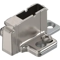 Blum CLIP Montageplatte, kreuz, 18 mm, Zink, Systemschrauben, HV: