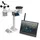 Bresser 9-in-1 MeteoChamp HD WLAN-Wetterstation mit solarbetriebenem Multisensor, Luftqualitätsanzeige, Hitzestress-Index, Datenspeicher