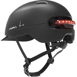 Livall Fahrradhelm - Mit SOS Funktion - Bremslicht - 57-61 cm - Schwarz