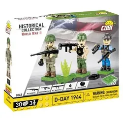 COBI 2048 3 Figuren D-Day 1944