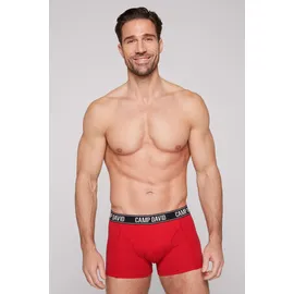 Camp David Boxershorts 2 Stk., im 2er- Pack mit Logobund Gr. XXL - 2 Stk., red / navy, , 54355364-XXL 2 Stk.
