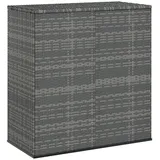 vidaXL Garten-Kissenbox 100 x 49 x 103,5 cm Grau