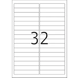 Herma Universaletiketten 4209 Weiß 96,0 x 16,9 mm 25 Blatt