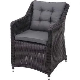 MCW Poly-Rattan Garnitur 5-tlg. Anthrazit