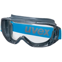 Uvex Megasonic - Schutzbrille für Arbeit & Labor - Transparent/Anthrazit-Blau